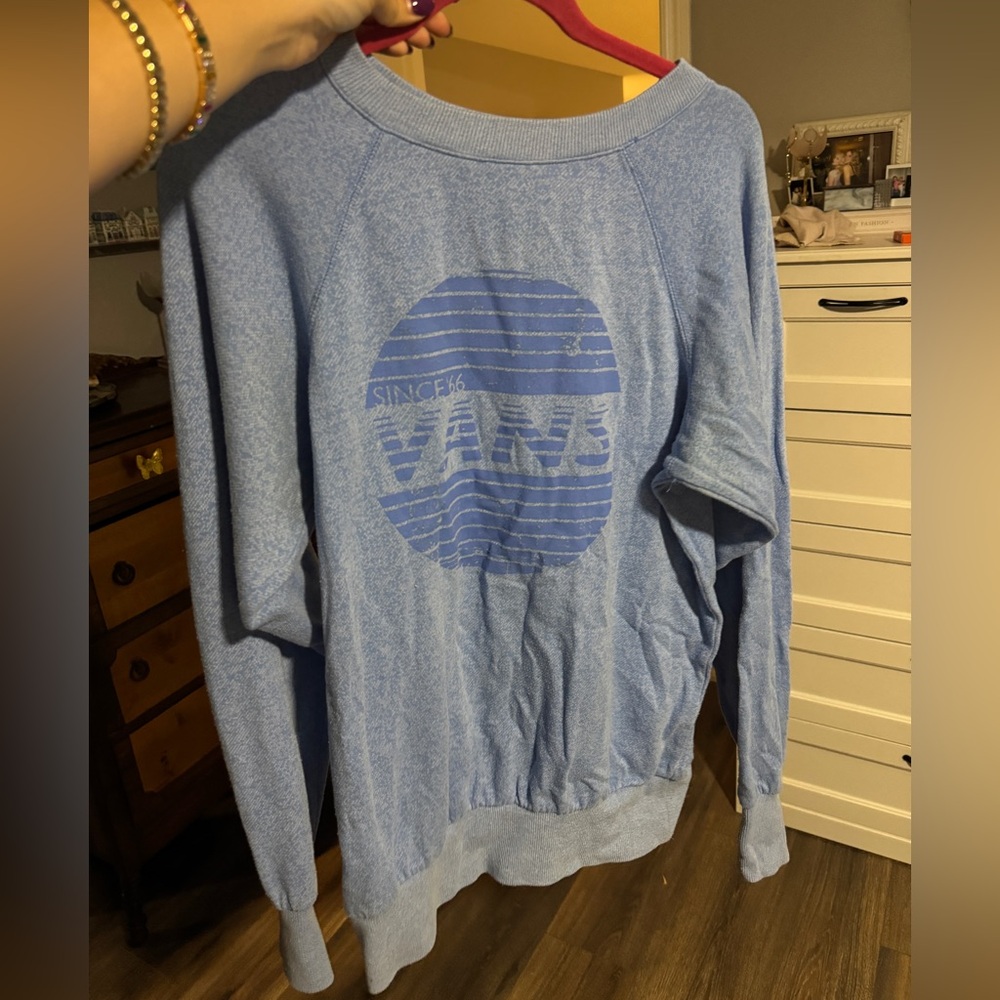 Vans Light Blue Crewneck Sweater
